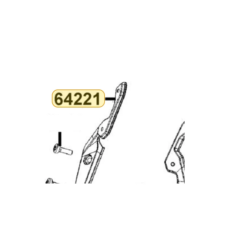 64221-AHG1-E00 STAY R WIND SCREEN — diagram cutout