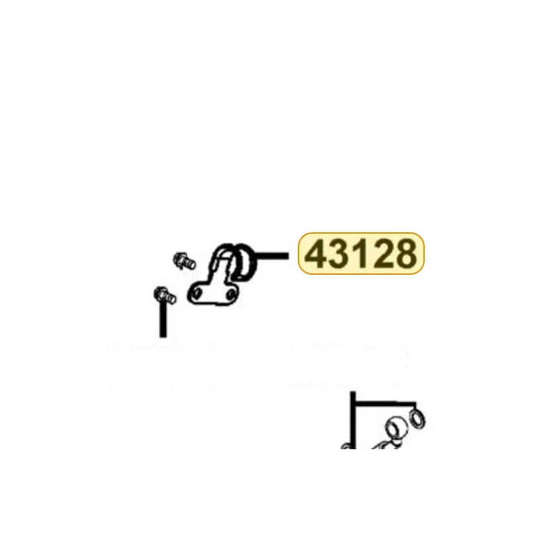 43128-AHG3-E00 CLAMPER HOSE RR — diagram cutout