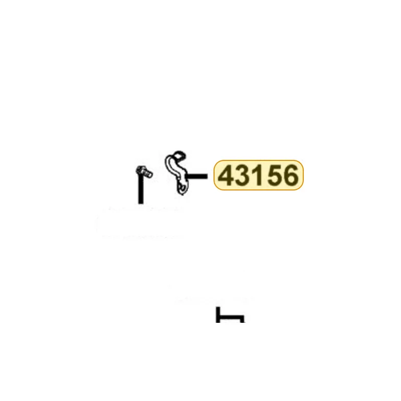 43156-AHG1-E00 STAY RR BRAKE HOSE — diagram cutout