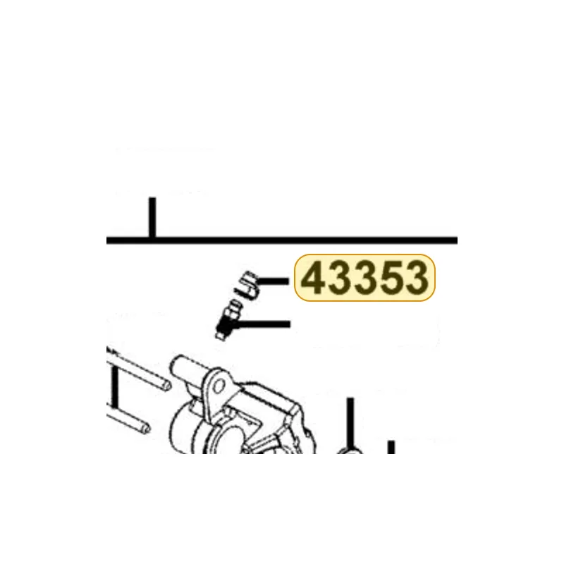 43353-4A61-C00 CAP BLEEDER — diagram cutout