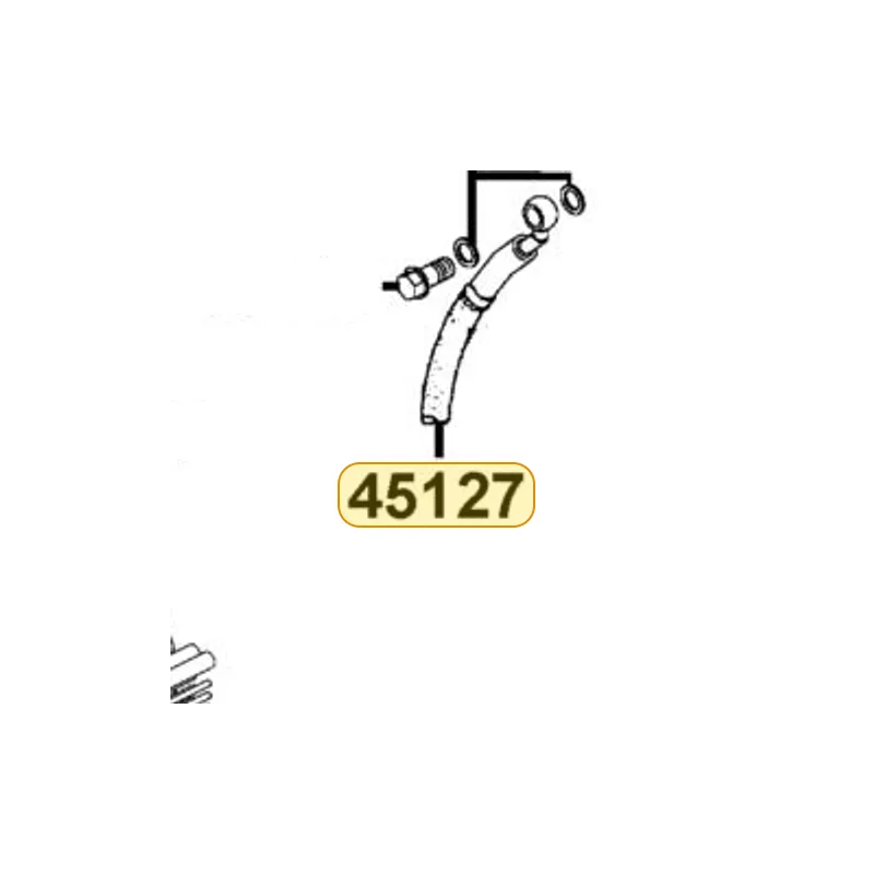 45127-AHG1-E00 HOSE ASSY FR BRK M/C (415 mm) — diagram cutout