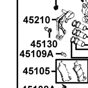 45130-LGE5-C00 PUSH BOOT PIN — diagram cutout