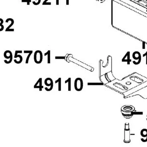 45207-LGE5-C00 PIN HANGER — diagram cutout