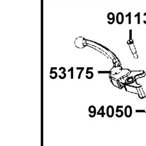53175-LKF5-C00-M3A LEVER R STRG HANDLE — diagram cutout