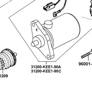 31200-KEE1-90C MOTOR UNIT START — diagram cutout