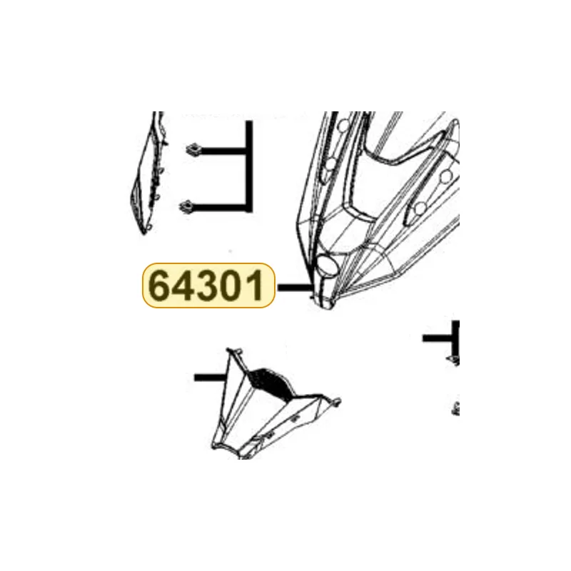 64301-AHG1-E00-66P COVER FR — diagram cutout