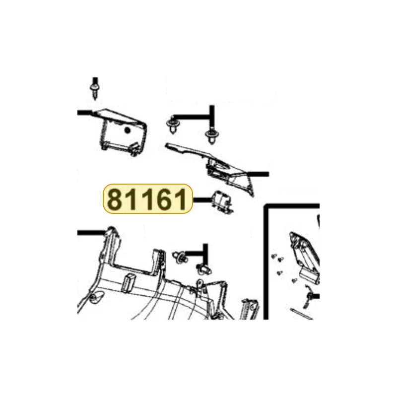 81161-AHG5-C00-60P "COVER KEY, B" — diagram cutout
