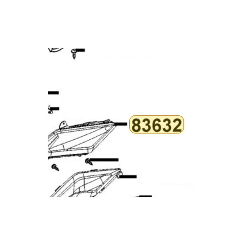 83632-AHG1-E00-60P "BOARD B, L SIDE" — diagram cutout