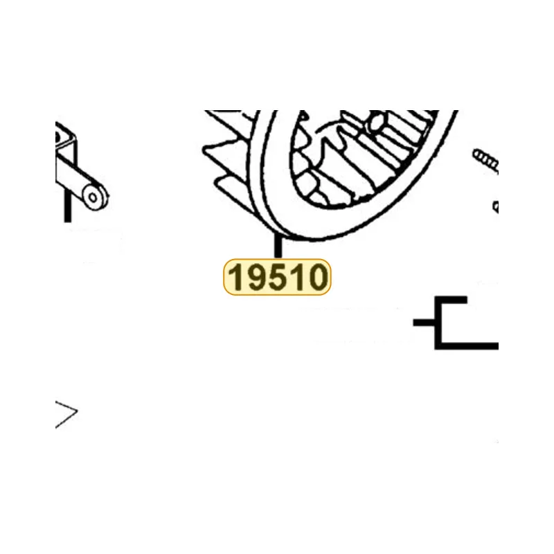 19510-KGBG-900 FAN COMP COOLING — diagram cutout