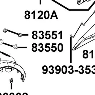 83550-KEC8-C00 COLLAR — diagram cutout