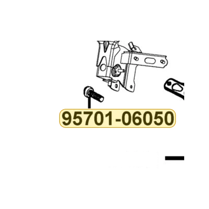95701-06050-07G BOLT FLANGE 6*50 — diagram cutout