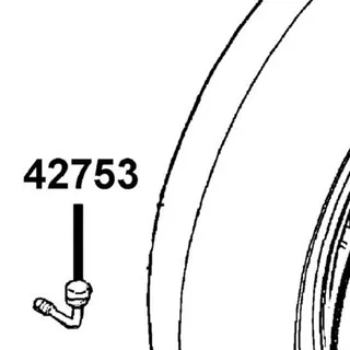 42753-0A01-C00 VALVE (TR 412) & CAP (C) — diagram cutout