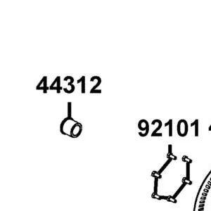 44312-LEA7-C00 CAP FR AXLE — diagram cutout