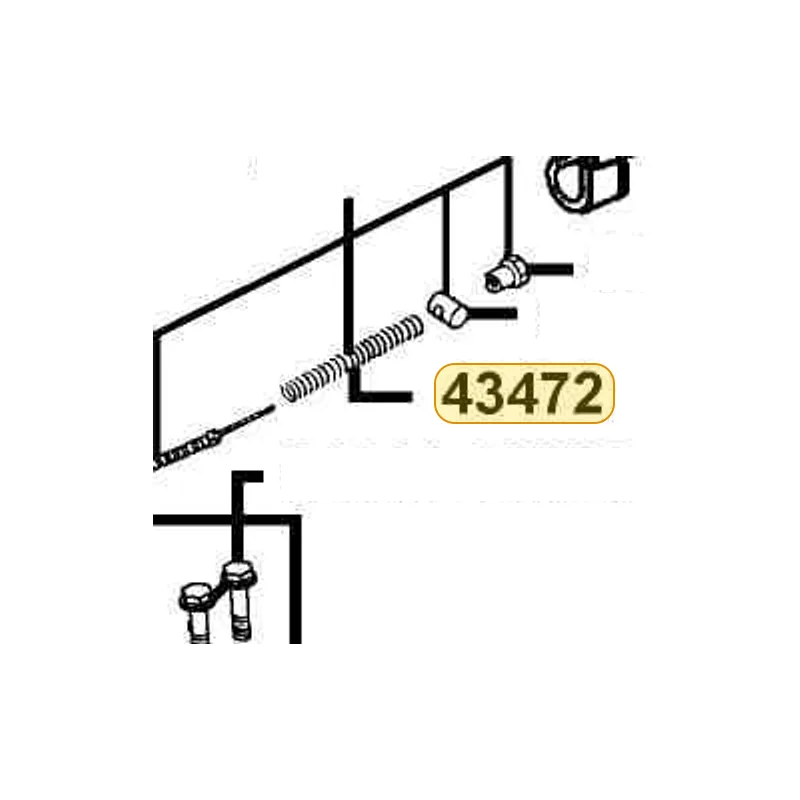 43472-1A61-001 SPG RR BRK ARM — diagram cutout