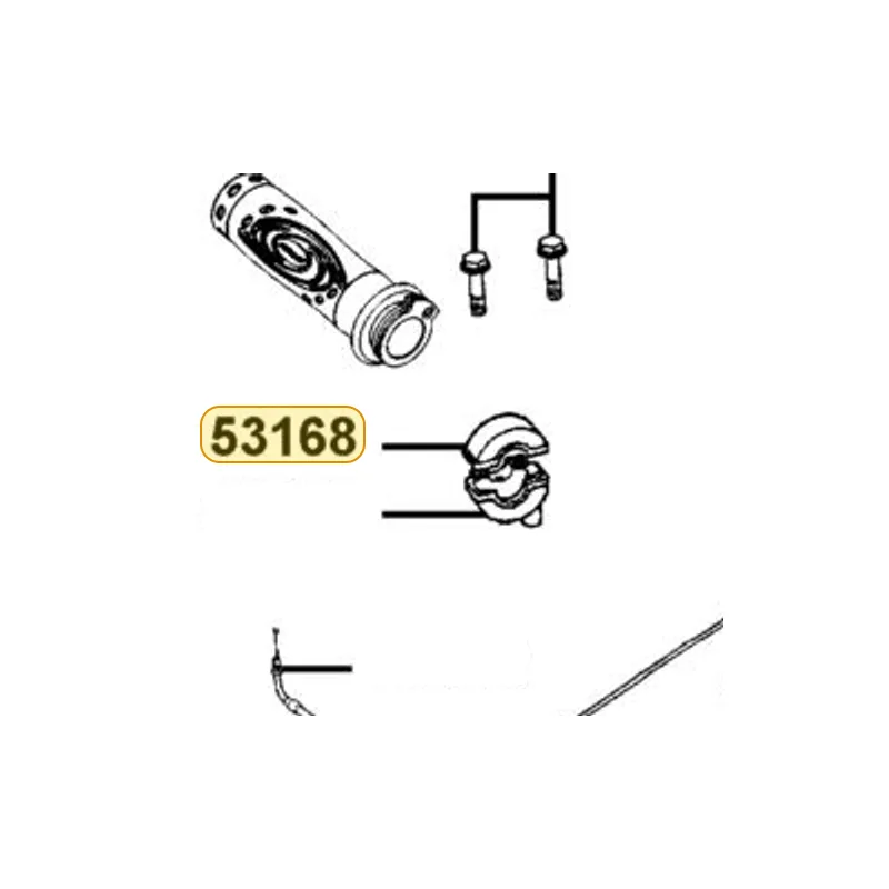 53168-KFA1-900 HOUSING UP THROT — diagram cutout
