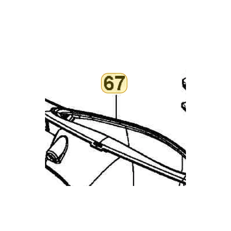 53206-KHC5-M00-N1R COVER HANDLE RR (Black) — diagram cutout