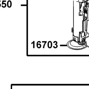 16703-LEA7-C00 FUEL FILTER COMP — diagram cutout