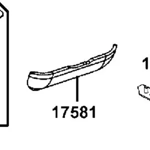 17581-LEA7-C00 HEAT GUARD FUEL TANK — diagram cutout