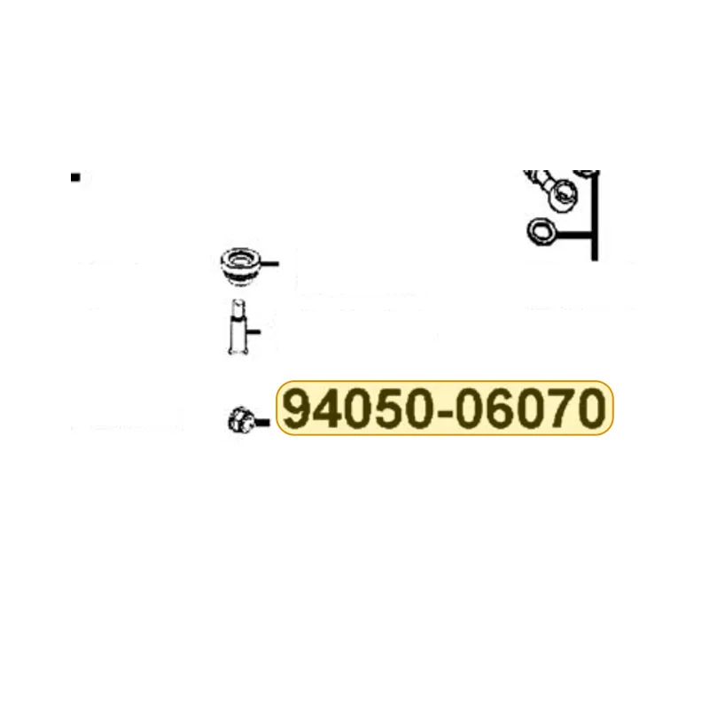 94050-06070-G NUT FLANGE 6MM — diagram cutout