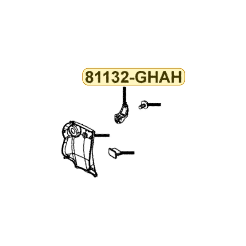 81132-GHAH-001-N1R HOOK LUGGAGE (Black) — diagram cutout