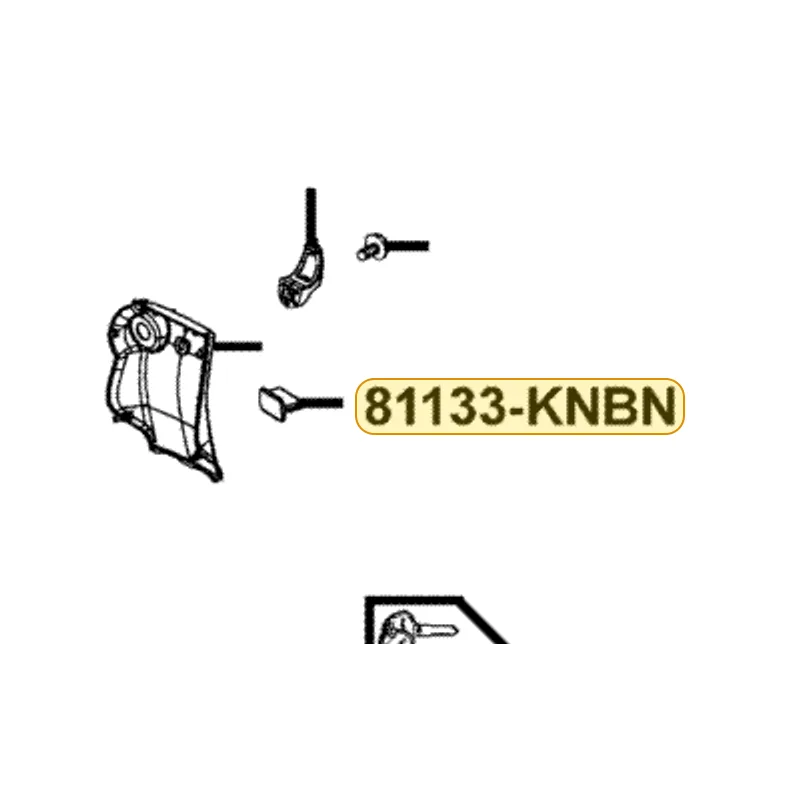 81133-KNBN-901 STOPPER LUGGAGE — diagram cutout