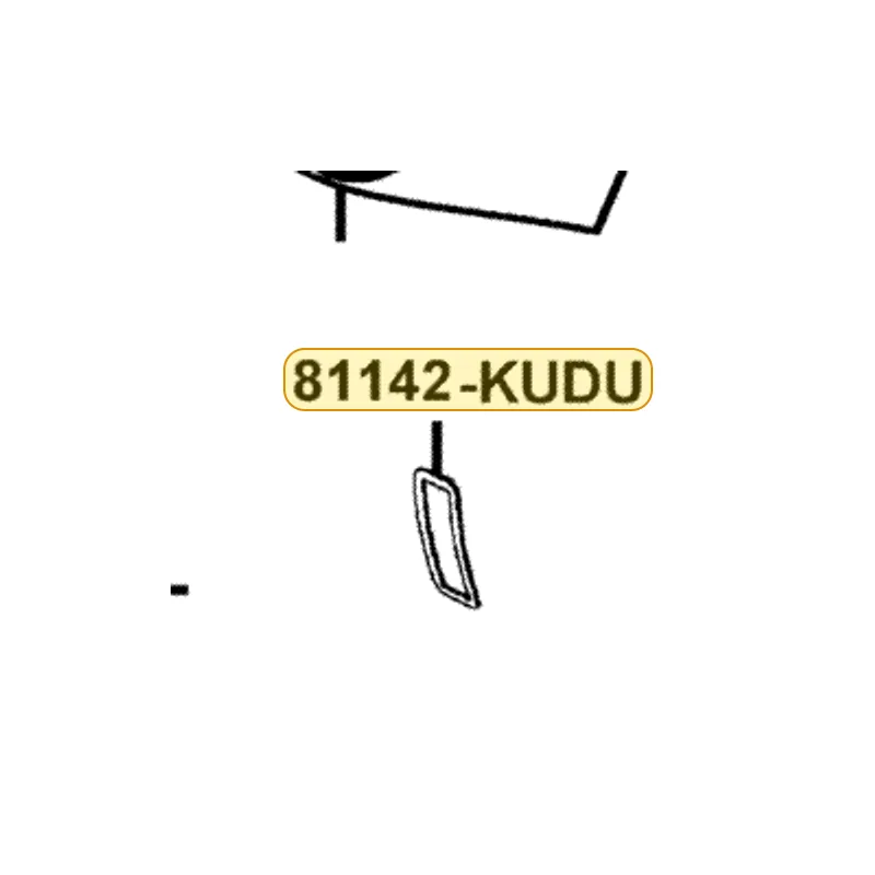 81142-KUDU-900-N1R LID LEG SHIELD(VIN)(Black) (Black) — diagram cutout