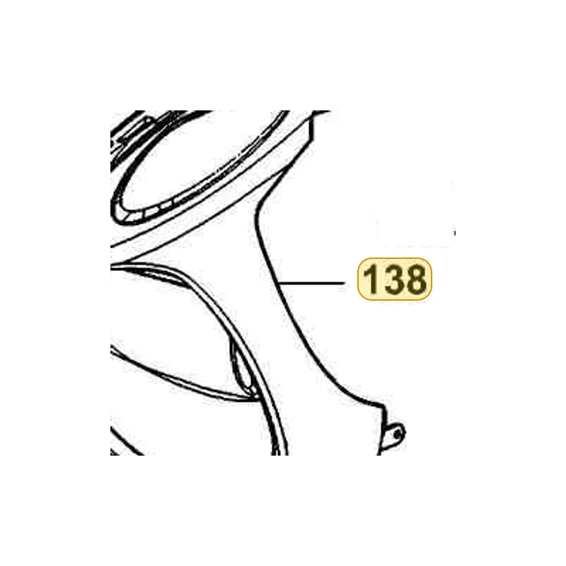 64302-KHC3-900-N8P FR MOLDING (Bright Silver) — diagram cutout