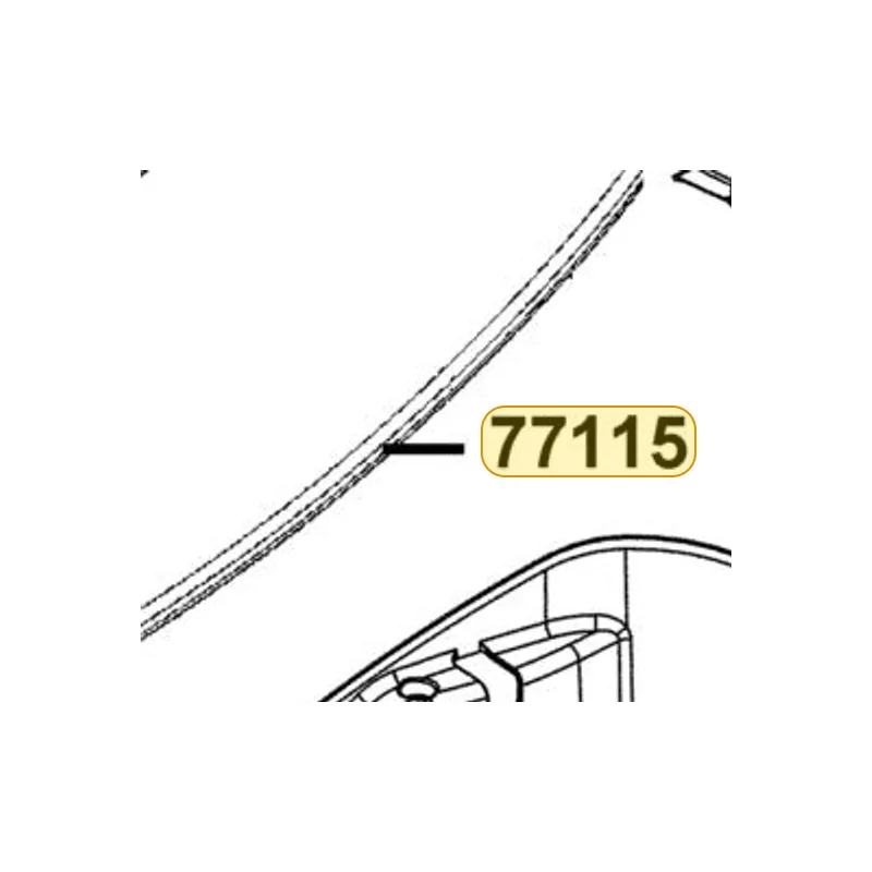 77115-AHG1-E00 RUBBER SEAL — diagram cutout