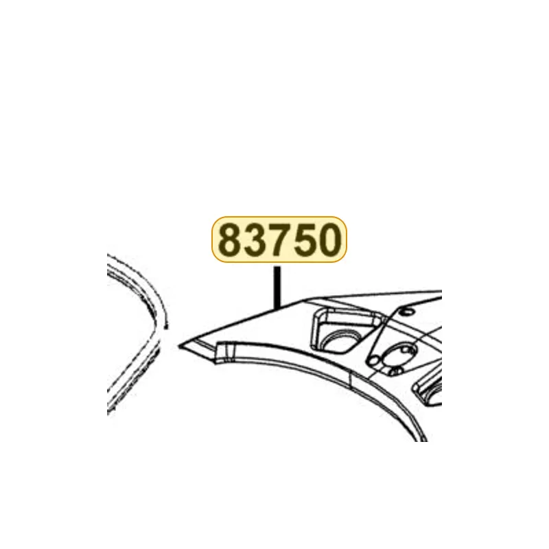 83750-AHG1-E00-60P COVER RR CENTER — diagram cutout