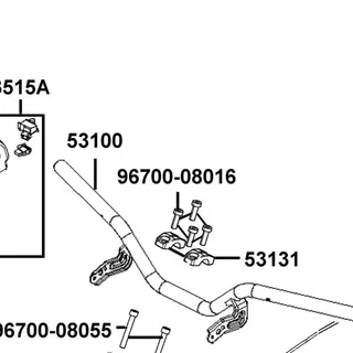 96700-08016-02 BOLT FLANGE SH 8*16(CR) — diagram cutout