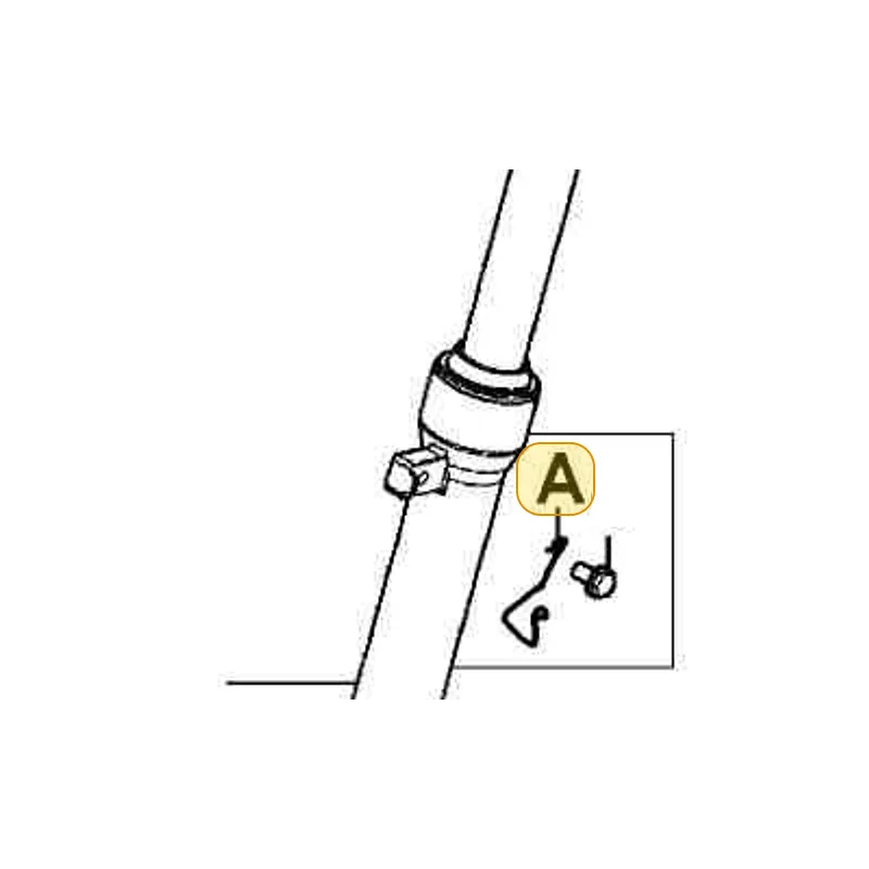45465-KFB5-900 GUIDE HOSE FR — diagram cutout
