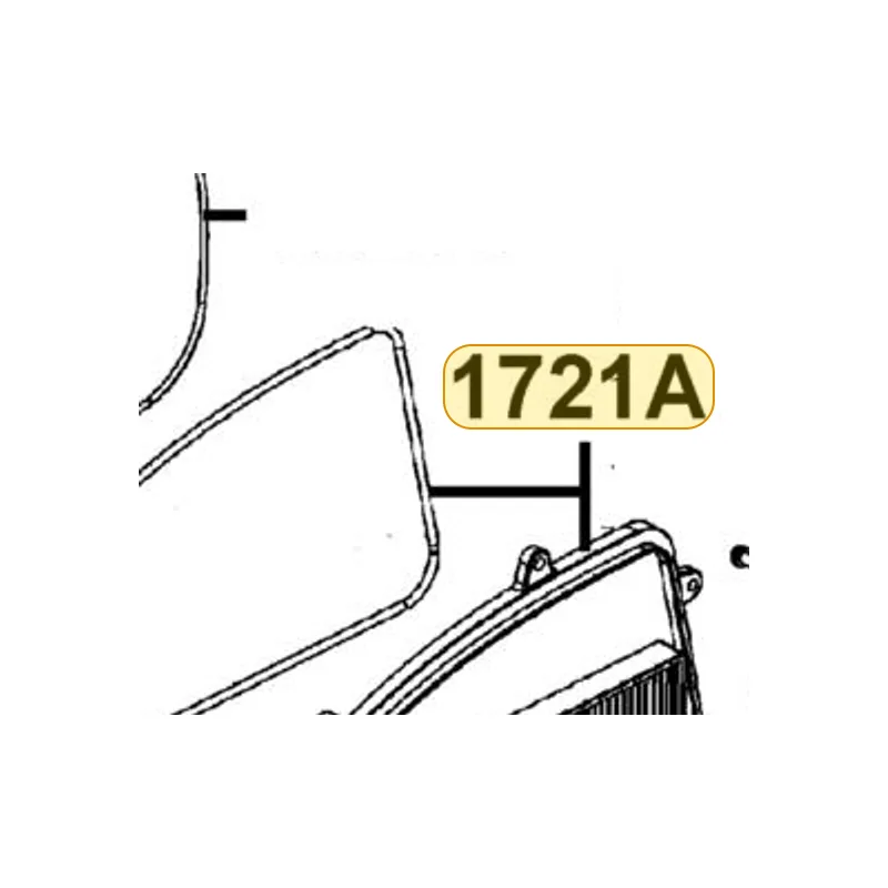 1721A-ABD2-C00 ELEMENT ASSY AIR/C — diagram cutout