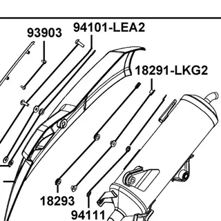 94101-LEA2-C00 "WASHER PLAIN,6.5X18X1.5" — diagram cutout