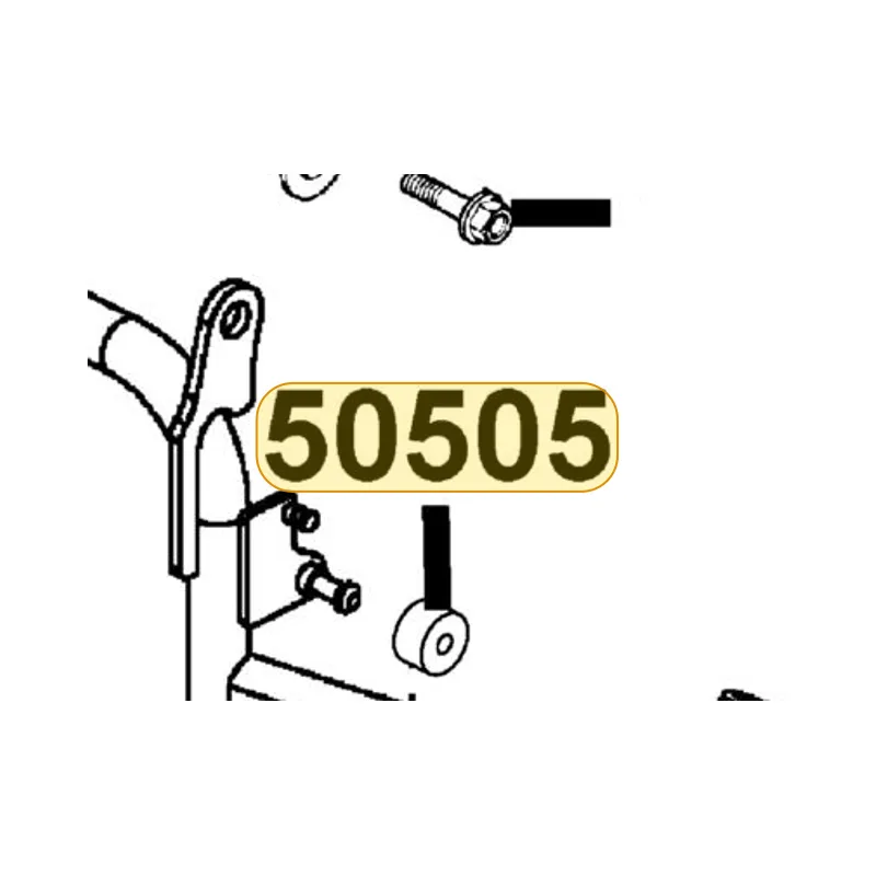 50505-PUA3-B50 STOPPER RUBBER — diagram cutout