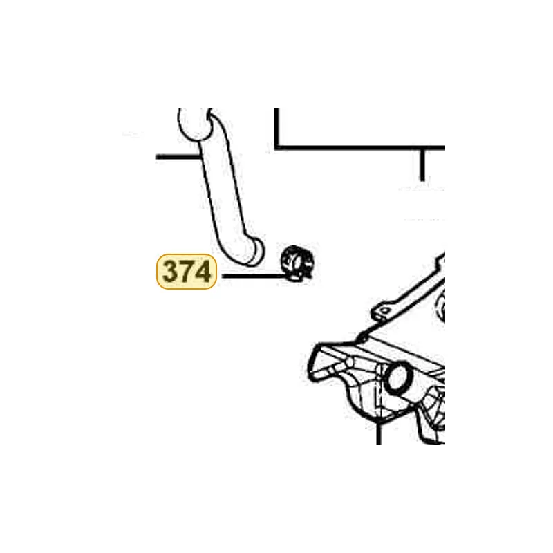 19411-KHC4-900 CLIP HOSE — diagram cutout