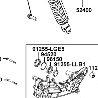 91255-LGE5-C00 OIL SEAL 30*48*7 — diagram cutout