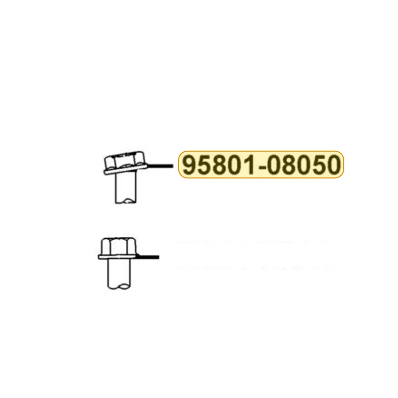 95801-08050-08G BOLT FLANGE 8*50(C) — diagram cutout