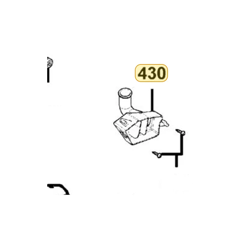 1721A-KHC4-900 DUCT ASSY AIR/C — diagram cutout