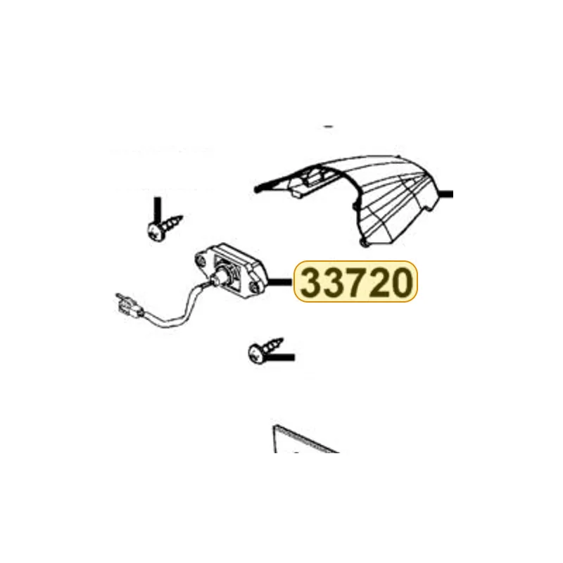 33720-LGB5-E10 LIGHT ASSY LICENSE — diagram cutout