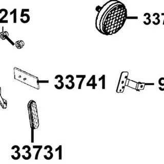 33741-LEH3-EZ0 REFLEX REFLECTOR — diagram cutout