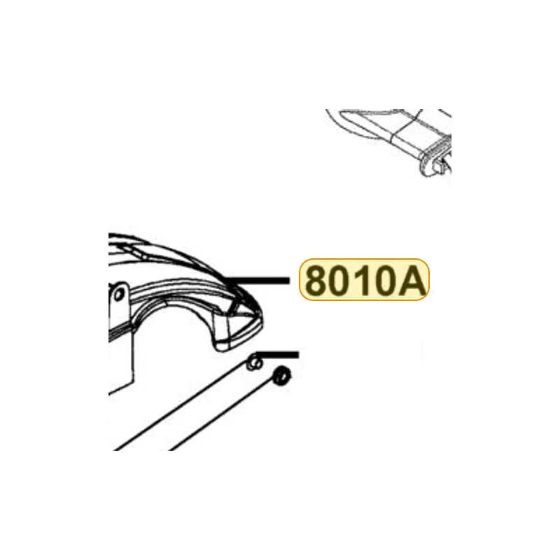 8010A-AHG3-E00-N1R FENDER ASSY RR — diagram cutout