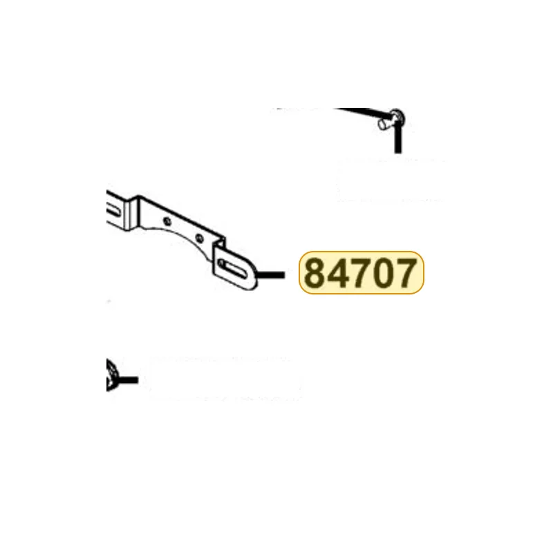 84707-AHG3-M30 STAY RR LICENSE — diagram cutout