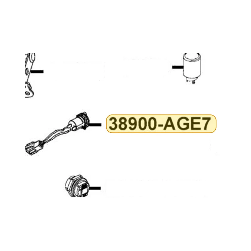 38900-AGE7-C00 SOCKET — diagram cutout