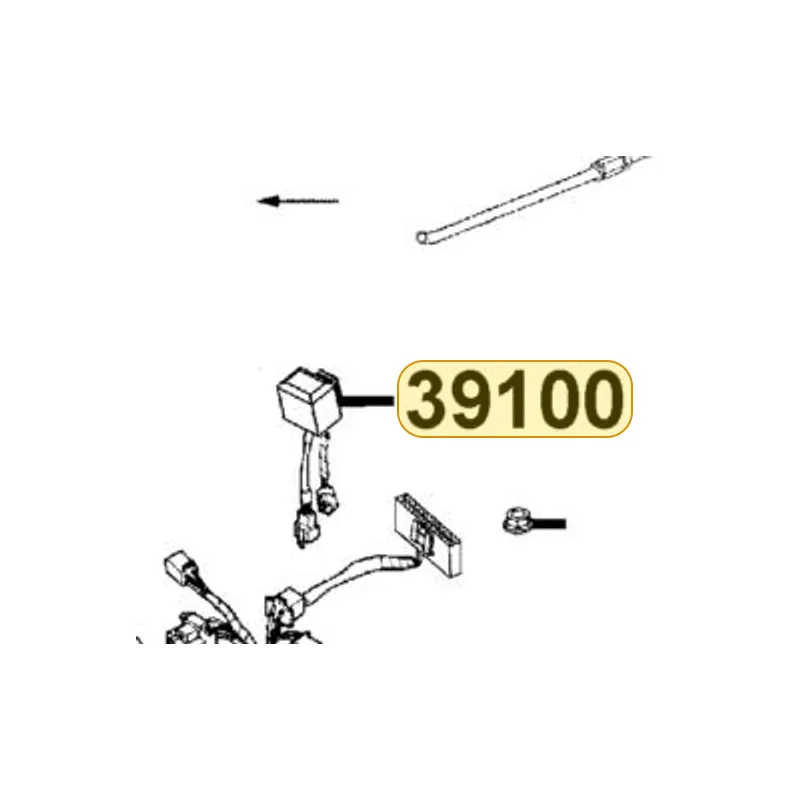 39100-ABD6-C00 EMI FILTER FAN — diagram cutout