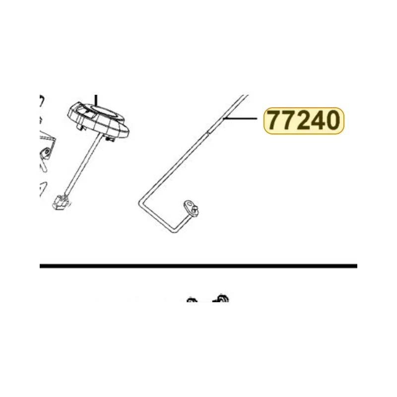 77240-AGE2-E00 CABLE COMP SEAT LOCK — diagram cutout