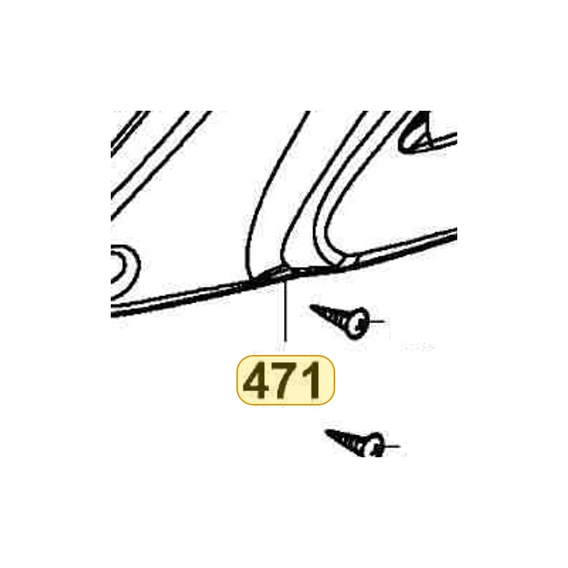 17207-KHC4-900 COVER AIR/C — diagram cutout
