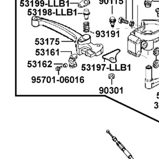 95701-06016-07G BOLT FLANGE SH 6*16 (KG) — diagram cutout