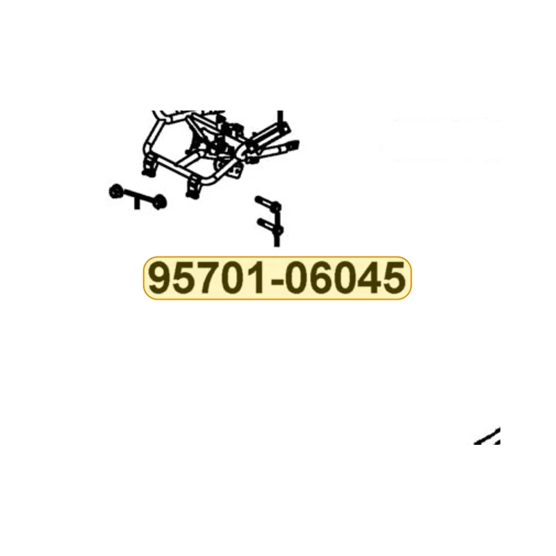 95701-06045-07G BOLT FLANGE 6*45(G) — diagram cutout