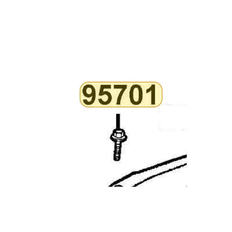 95701-06022-02 BOLT FLANGE 6*22 — diagram cutout