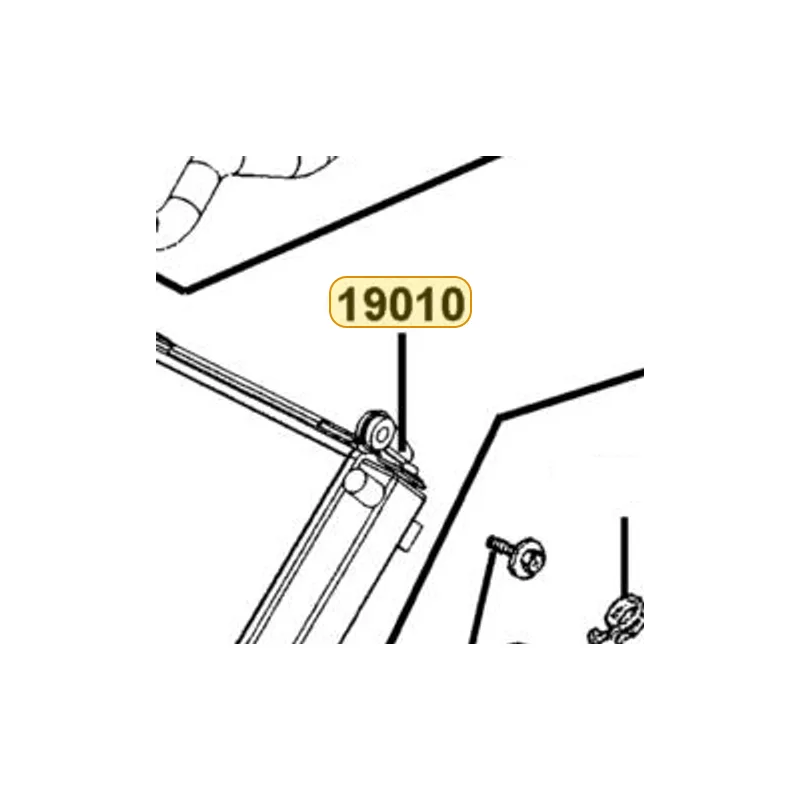 19010-LKG7-C00 RADIATOR COMP — diagram cutout